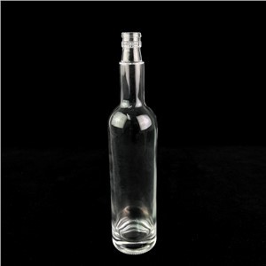 Ampolla de vidre transparent de 700 ml per a licors